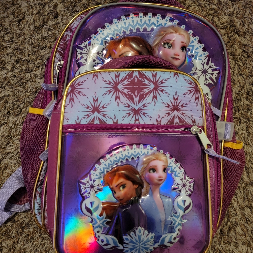 Brand new frozen backpack with lunch bag inlcuded